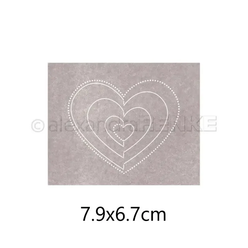 Mmao Craft Metall-Stanzformen, Stanzformen mit Liebesmotiv, Hintergrunddekoration, Scrapbook-Papier, Bastelmesser, Formklinge, Stanzschablonen – Detail 5