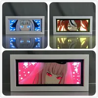 Paper Cut Led Light Box Hololive Mori Calliope for Hoom Decoration Gawr Gura Desk Lightbox Birthday Gift Table Lamps Hakos Baelz 1