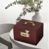 Vintage Style Wooden Box Piggy Bank Organizer Password Lock Collection Treasure Chest Treasure Box for Kids Gifts Souvenir 2