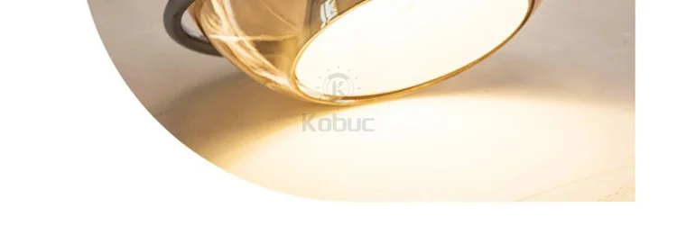 bamboo pendant light Kobuc Nordic Amber Glass Pendant Lamp E27 Rotatable Glass Ceiling Hanging Light For Dining Room Bedroom Bar Chandelier Fixture lowes pendant lights