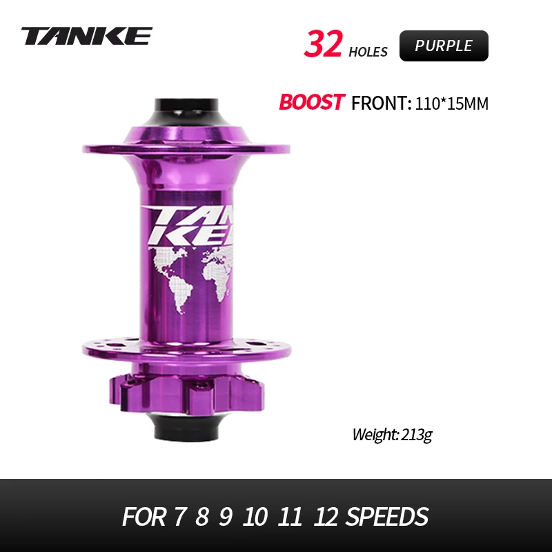 Premium Aluminum Mountain Bike Hub - 32 Holes with 120 Engagement Points and 4-Bearing Design
