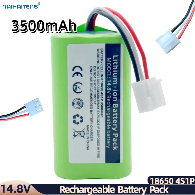 

14.8V 14.4V 3500mAh Rechargeable Li-ion Battery Pack For Vacuum Cleaner Robot Accessories Midea R3-L101C UPCAN R1 Wholesale