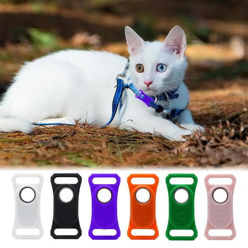 

For Samsung Galaxy SmartTag2 Soft Silicone Protector Case For Dog Cat Collars Holder Pet Locator Case Holder For Smart Tag 2