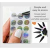 Nail Polish Number Sticker Label Color Gel  Bottle Lipstick Nails Tips Display Mark Numbering Manicure Tool Varnish Glue 6