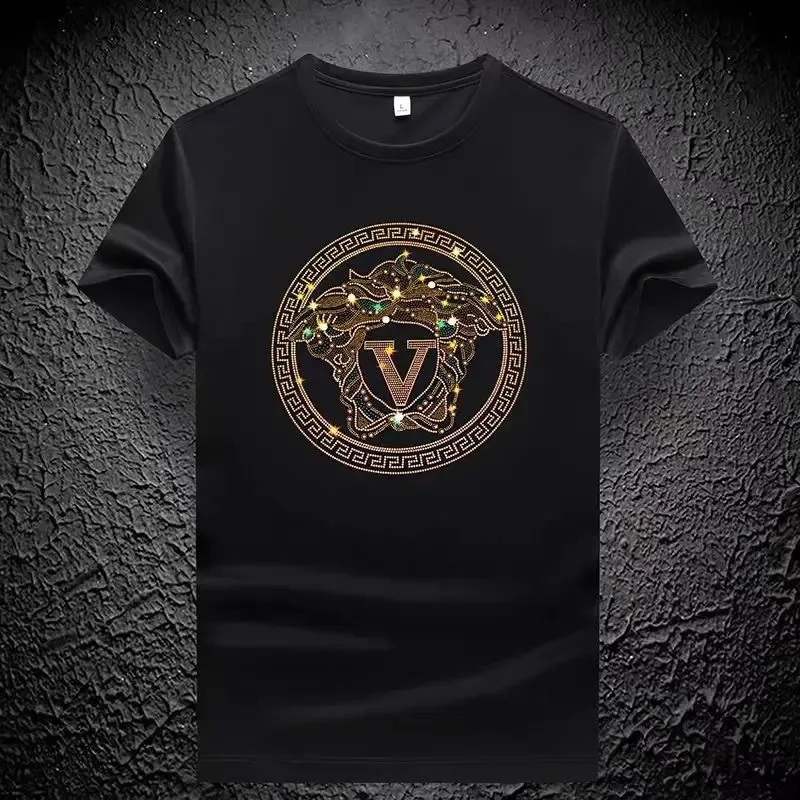 Trendiges Herren-T-Shirt aus Reiner Baumwolle Lässig Atmungsaktiv Bequem Sommer Hochwertig Kurzärmeliges T-Shirt Unisex