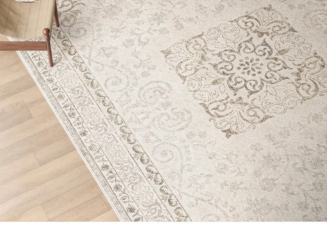 Living Room Carpet Retro French Plush Bedroom Rug Home Large Area Luxury High-end Custom Soft Coffee Table Floor Mats Tapete 양탄자