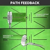 Golf Hitting Mat Golf Training Mat for Swing Path Feedback Detection Batting Extra Replaceable Golf Practice Mat 16"x12" 5