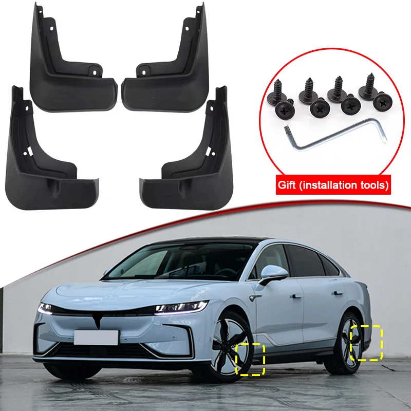 

Car Styling Fit For Voyah Passion 2023 2024 ABS Car Mud Flaps Splash Guard Mudguards MudFlaps Front Rear Fender Auto Accessories