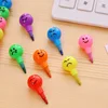 1/5/10 Pcs Creative 7 Colors Sugar-Coated Round Gourd crayon Cartoon Graffiti Pen Fun Learning Stationery Gifts For Kids 5