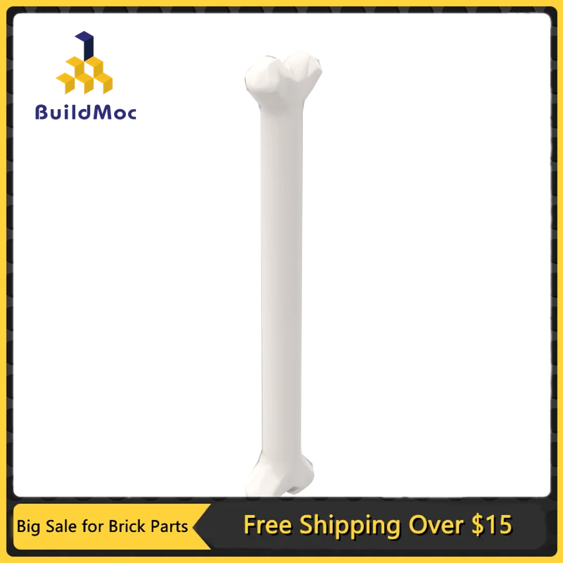 

10Pcs MOC Parts 92691 Long Bone Compatible Bricks DIY Assmble Building Blocks Particle Kid Puzzle Brain Toy Gift