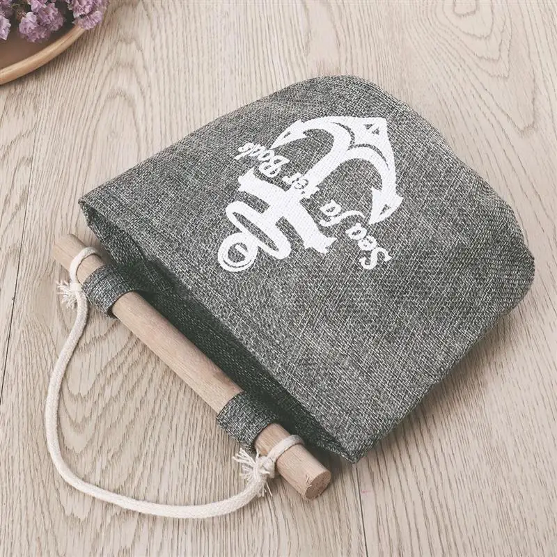 Dark-Fabric Cotton Pocket Hanging Wall Holder Storage Bags Racks Wall Pockets Pendant Organizer Pendant Storage Bag Organizer 5