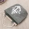 Dark-Fabric Cotton Pocket Hanging Wall Holder Storage Bags Racks Wall Pockets Pendant Organizer Pendant Storage Bag Organizer 5