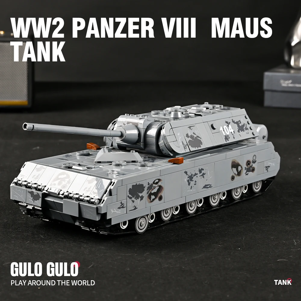 Char Militaire Jeu De Construction 2127 Pièces Modèle De Char WW2 Militaire  Tank Maus Blocs De Construction Compatible avec Lego - Cdiscount Jeux -  Jouets