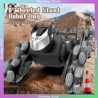 Jjrc New Eight-Wheel Double-Sided Stunt Driving Mechanical Dog 2.4g Boy Deformation Remote Control Toy Robot Dog 1