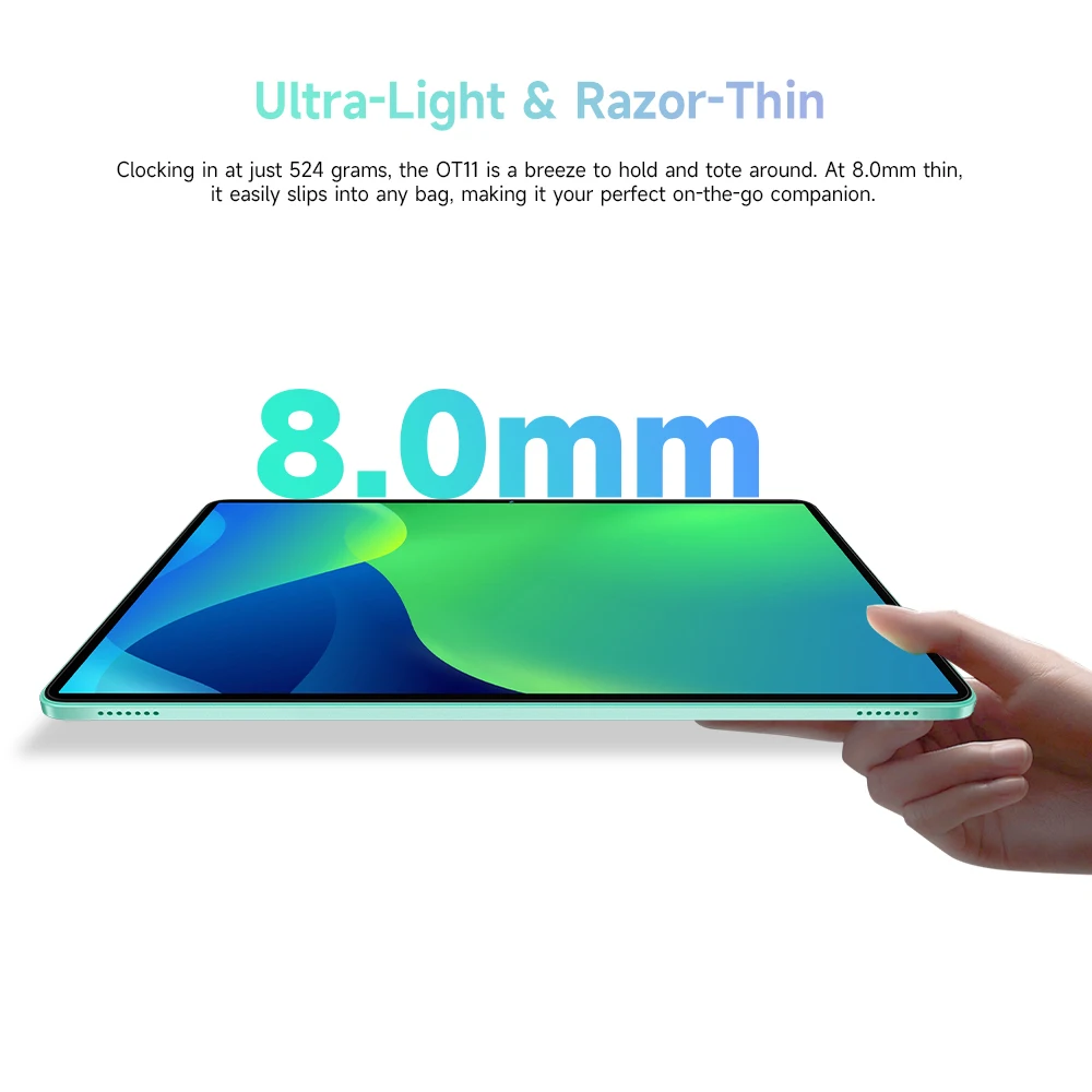 Oukitel OT11 SmartTablet 11-Inch 2K Display Certified 8000mAh Battery Android 14.0(16GB+ 128GB) 2