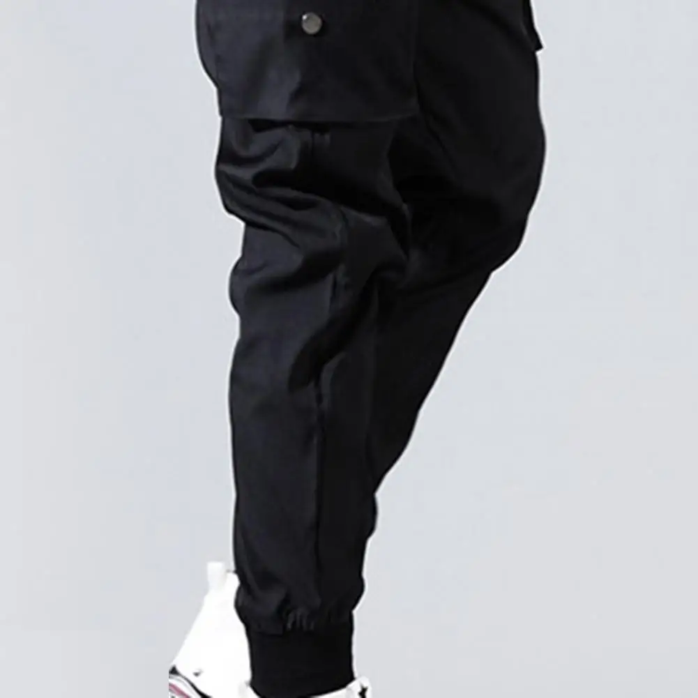 Cargo Pants Military Cargo Pants Men Casual Pants Spring Men Pants Hip Hop Harem Joggers Trousers Solid Multi-pocket Cargo Skinny Fit Sweatpants