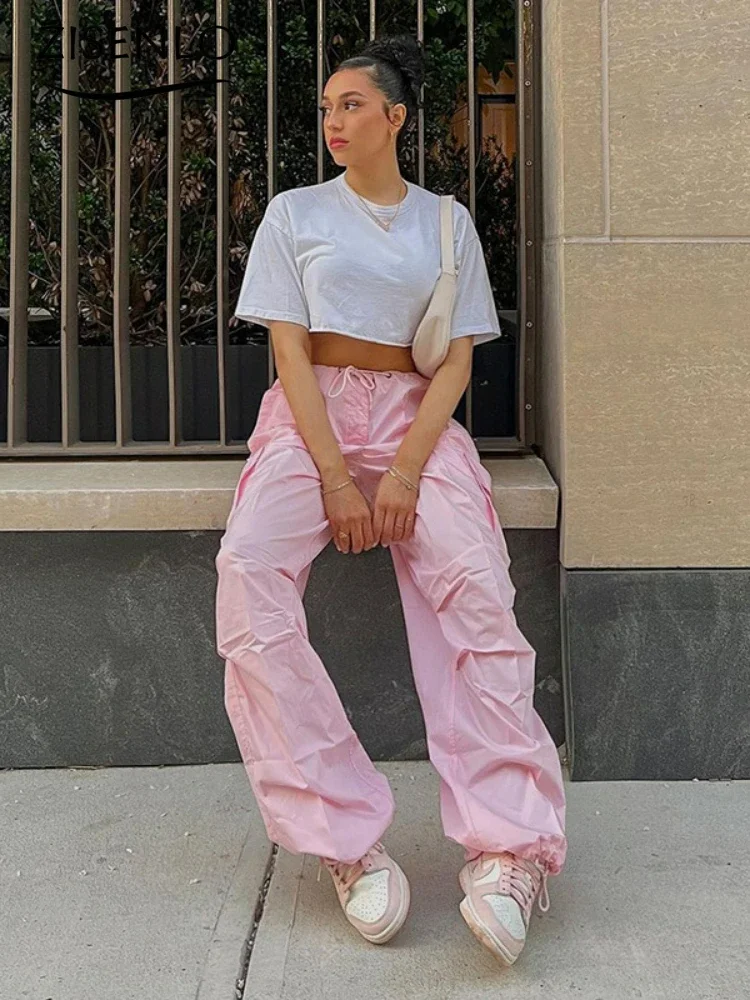 

Cargo Pants New Style Street Loose Overalls Low Waist Loose Skinny Leggings Pants Joggers Women Streetwear Y2k Pants Sweatpants