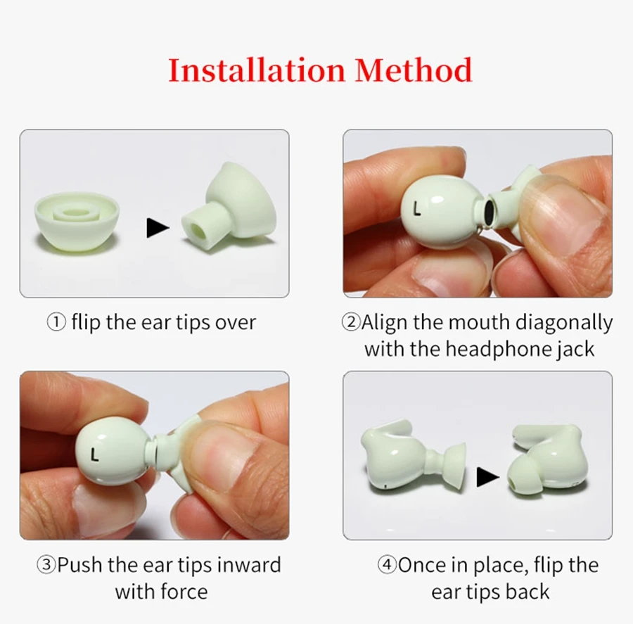 6Pcs Silicone Ear Tips for ONEPLUS Buds Ace 2 True Wireless Earbuds Eartips ACE2 TWS Tips headphones Earplugs