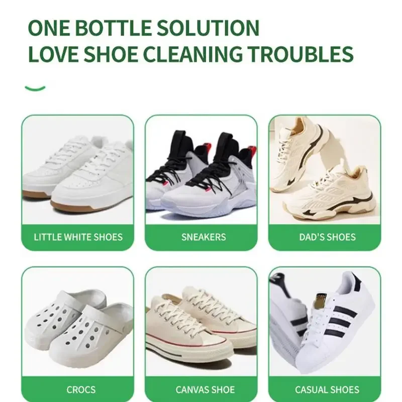120g White Shoe Cleaning Cream Stain Removal Cream for White Shoe Household Cleaning Supplies Care Tool