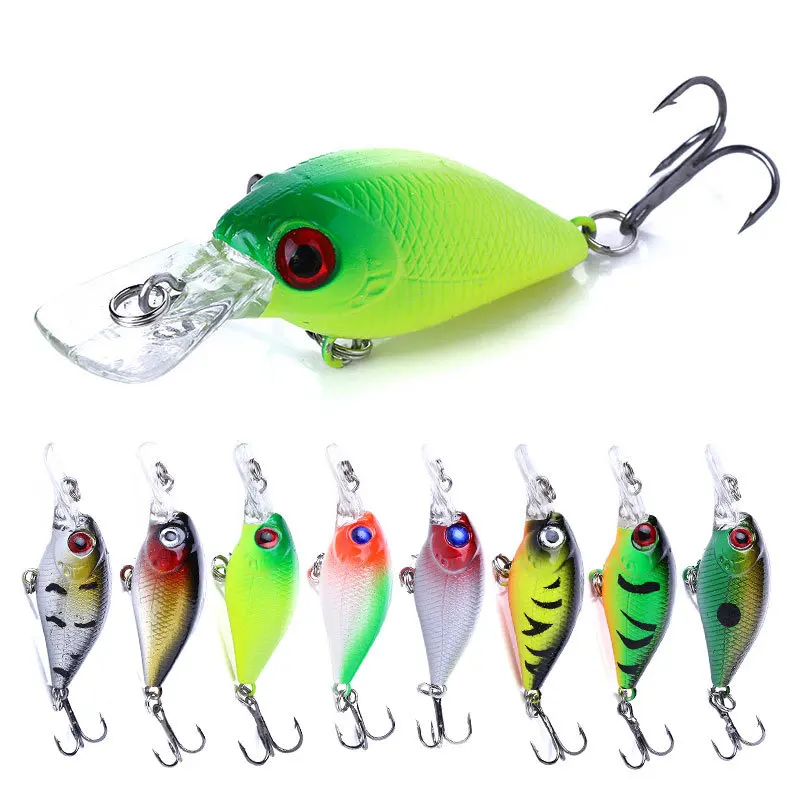 

Colorful Rock Fish 5CM/4.5G Little Fatty Bionic Lure Bait Plastic Hard Bait Sea Fishing Bait Equipment