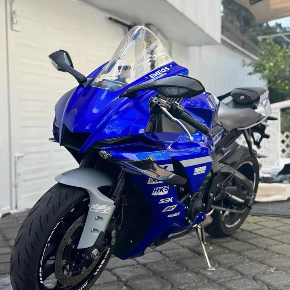 야마하 YZF R1 R1M 2020 2021 2022 2023 2024 오토바이 에어로다이나믹 윙 키트 사이드 윙 고정 윙 스포일러 페어링 액세서리