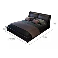Tête de lit fantaisie, organisateur esthétique, salon, lit Queen, meubles modernes pour enfants, accessoires de meubles de chambre à coucher 5