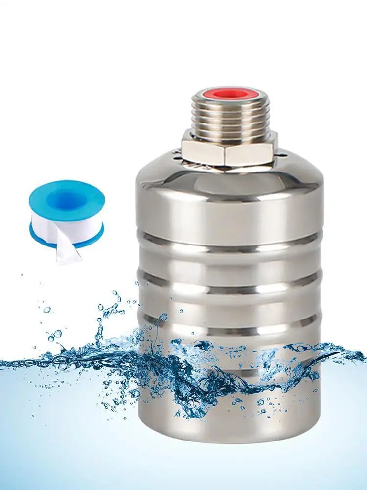 Automatic Water Level Control Valve 304 Stainless Steel 1/2" 3/4" 1" Water Self Opening Float SwitchTank Tower Pool Food Grade