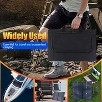 Kit de Panneaux Solaires Pliables, Générateur Portable, Chargeur 18V pour Téléphone, Voiture, Bateau, Caravane, Camping, Randonnée, 50W-1000W 2