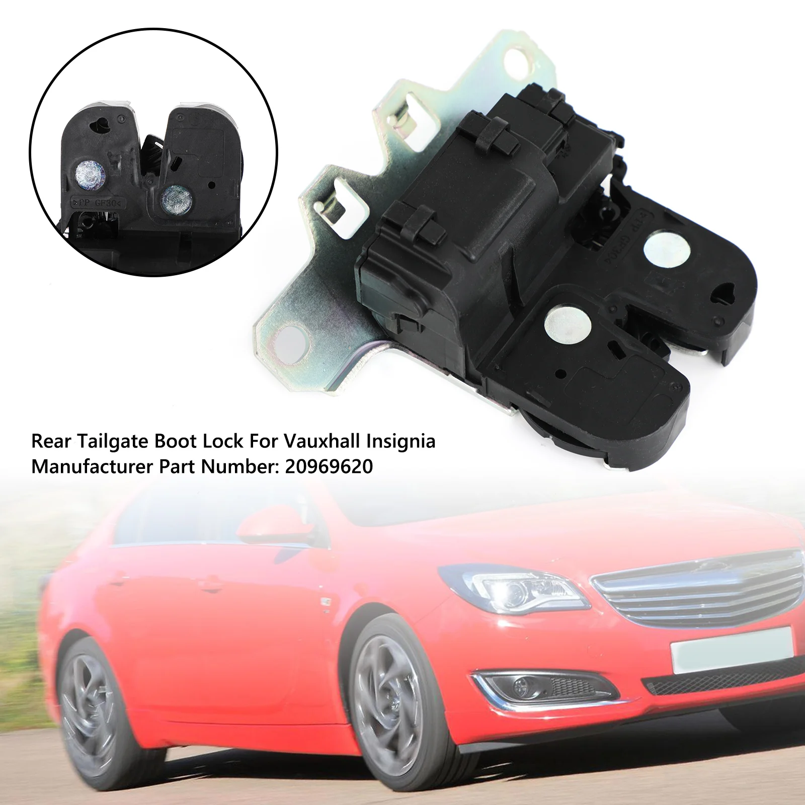 Artudatech Rear Tailgate Boot Latch Lock 20969620 For Vauxhall Insignia Hatchback 2009 2017 Car