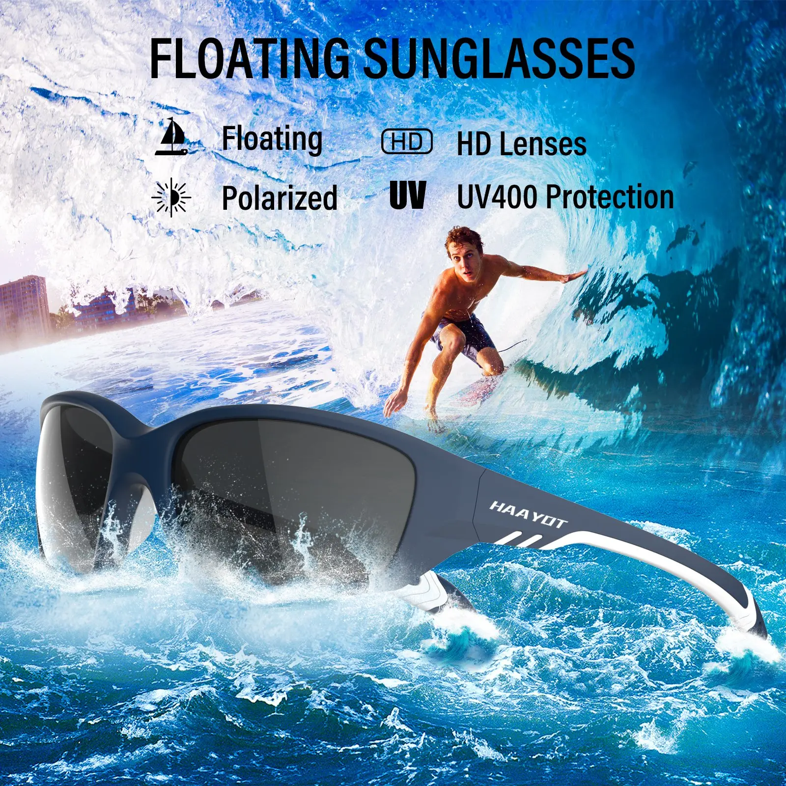 Polarized Floating Sunglasses for Men and Women, Sports Fishing Eyewear,  Fishing Glasses, Lightweight,Running,New Material - AliExpress