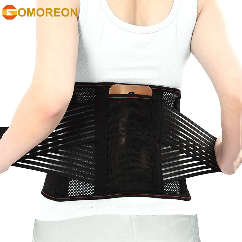 

GOMOREON Lumbar Support Belt Disc Herniation Orthopedic Medical Strain Pain Relief Corset For Back Spine Decompression Brace