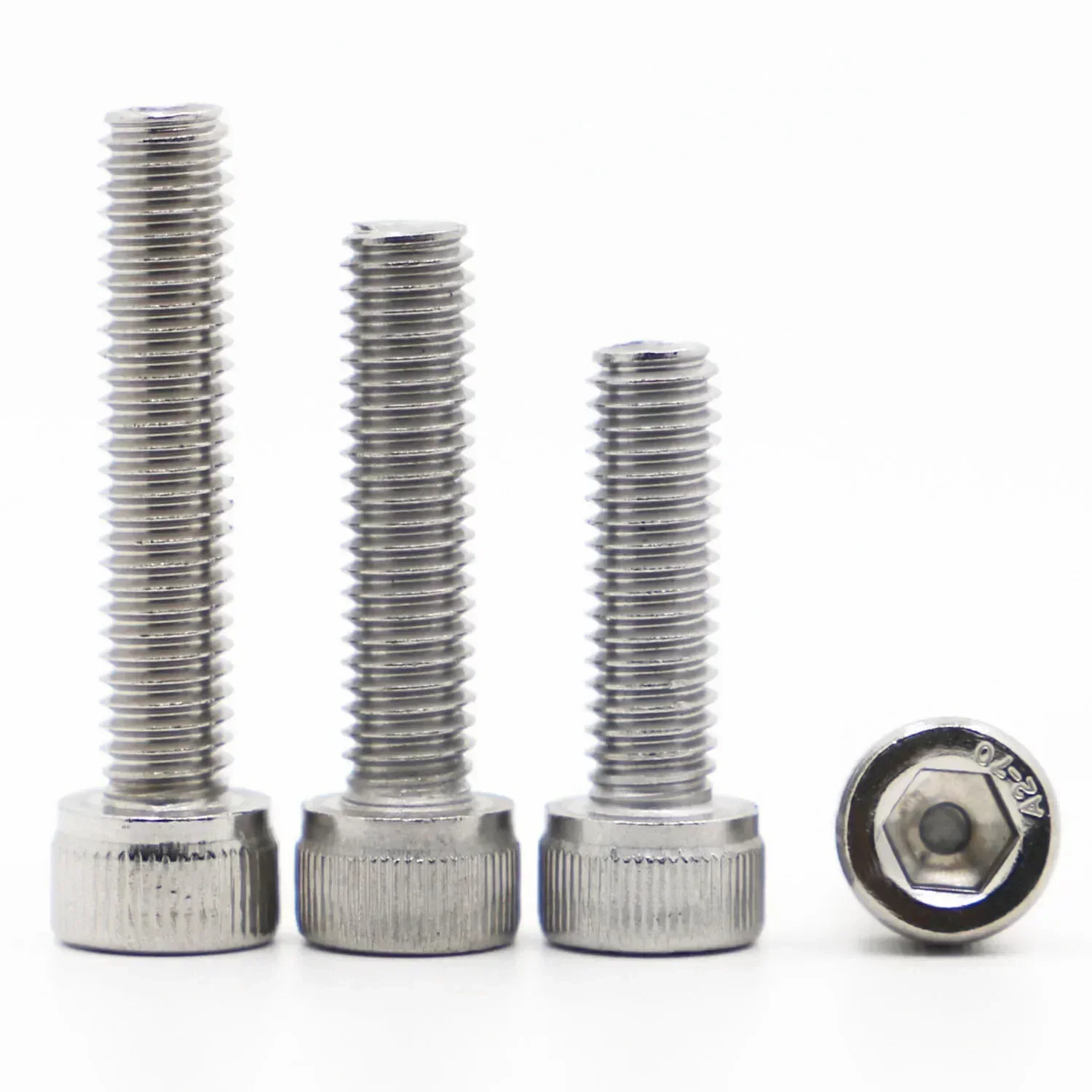 2-50 stücke DIN912 304 A2-70 Edelstahl Hexagon Hex Buchse Cap Allen Kopf Bolzen Schraube M 1,4 M 1,6 M2 M 2,5 M3 M4 M5 M6 M8 M10