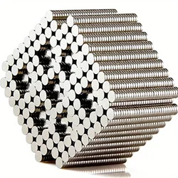 Versatile DIY Mini Round Magnets for Crafts, Decor, and Home Projects (50 - Pack) (100pcs 6x2mm)