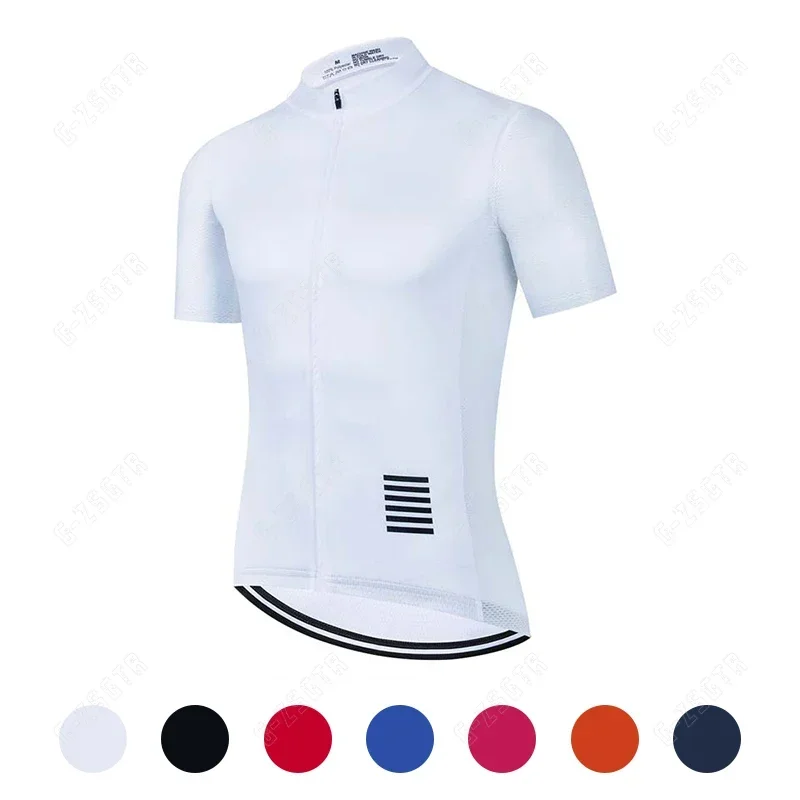 Maillot De Cyclisme Polaris Manches Courtes - Séchage Rapide, Motif Tribal - Blanc Et Vert