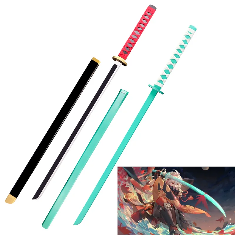 

props weapon knife long sword Anime game Genshin Impact Weapon Kaedehara Kazuha Weapon cosplay