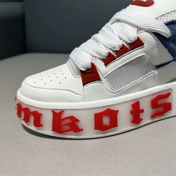 VersatileinsUniqueFashionable Comfortable Casual Shoes Trendy Letter Mens Thick Bottomed Height Increasing Shoes Breathable Rubb