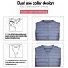2023 New Women Sleeveless Puffer Jacket Spring Winter Female 90% White Duck Down Ultra Lightweight Packable Warm Down Liner Vest 2