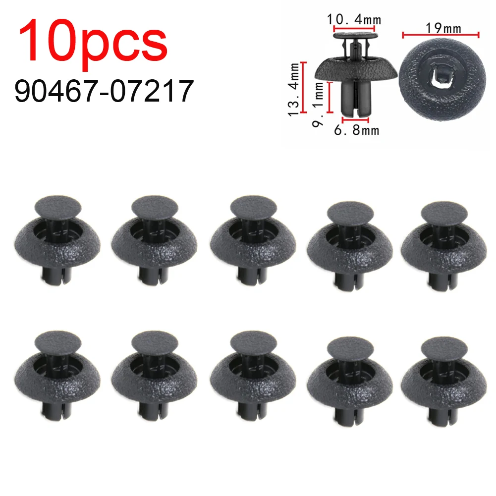 10Pcs7mmHoleCarClipsEngineCoverClipRadiatorSupportClipFor