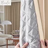 Thick Thermal Insulation Winter Warm Curtains for Living Room Bedroom Windproof Soundproof Sandwich Cotton Curtain Custom Home 1