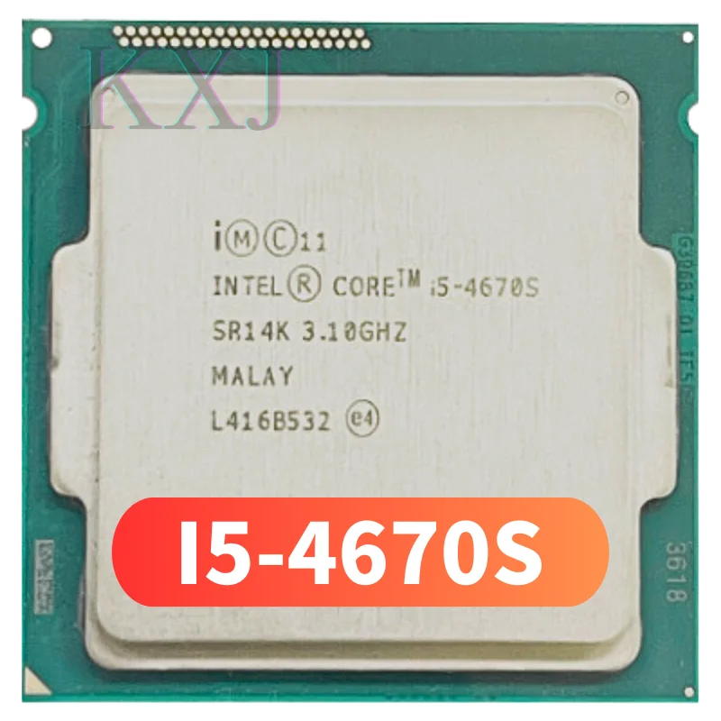 

Б/у процессор Intel Core i5 4670S i5-4670S 3,1 GHz Quad-Core 6M 65W LGA 1150 CPU