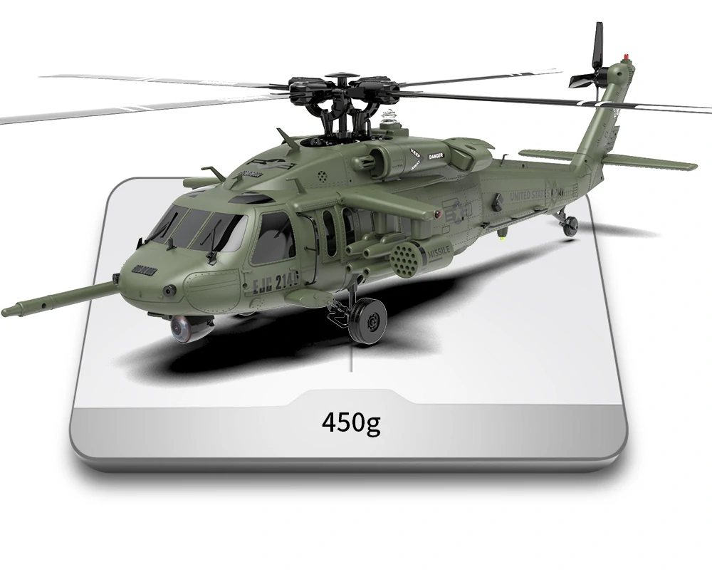 Eachine E200S UH-60 2.4G 6CH 6-Axis Gyro Dual Brushless Motor 1:47