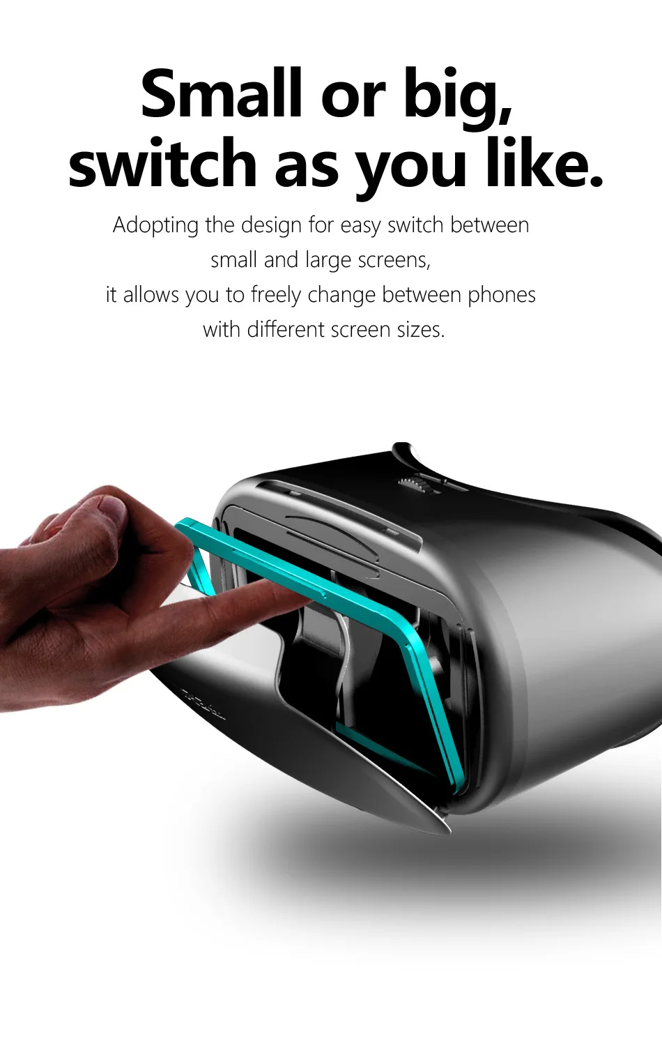 For VRG Pro X7 vr smart glasses Virtual reality glasses 3D With Blue Light Eye Protective Helmet for 5.0-7.0 Inch Android IPhone