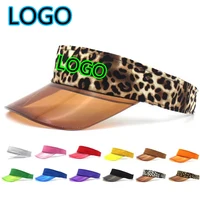 New Custom Logo Adjustable Men Baseball Cap Outdoor Sports for Women Transparent Plastic Pvc Empty Top Hat Sun Tennis Golf Hats 1