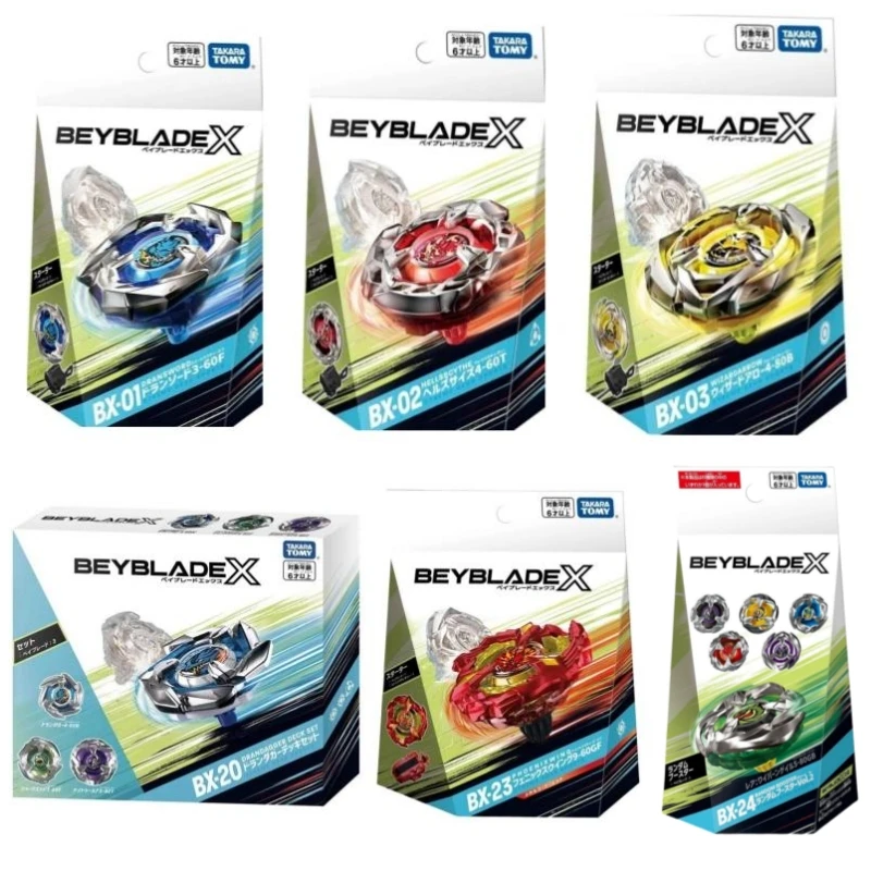 Original Takara Tomy Beyblade X BX-01 Starter Dran Sword 3-60F BX-02 BX-03 BX-04 BX-05 BX-06 BX-25 BX-24 BX-11 BX-12 BX-00 BX-23