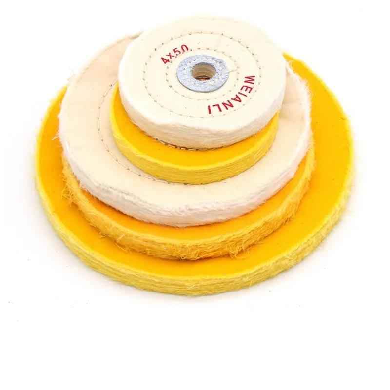 Roue De Polissage En Feutre De Coton – Diamètre 150mm Ou 200mm (6 Ou 8 Pouces) – Pour Polissage Métal, Bijoux, Carrosserie