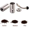 Manual Coffee Grinder Stainless Steel Manual Conical Burr Coffee Bean Grinder with Hand Crank and 18 Adjustable Settings 5