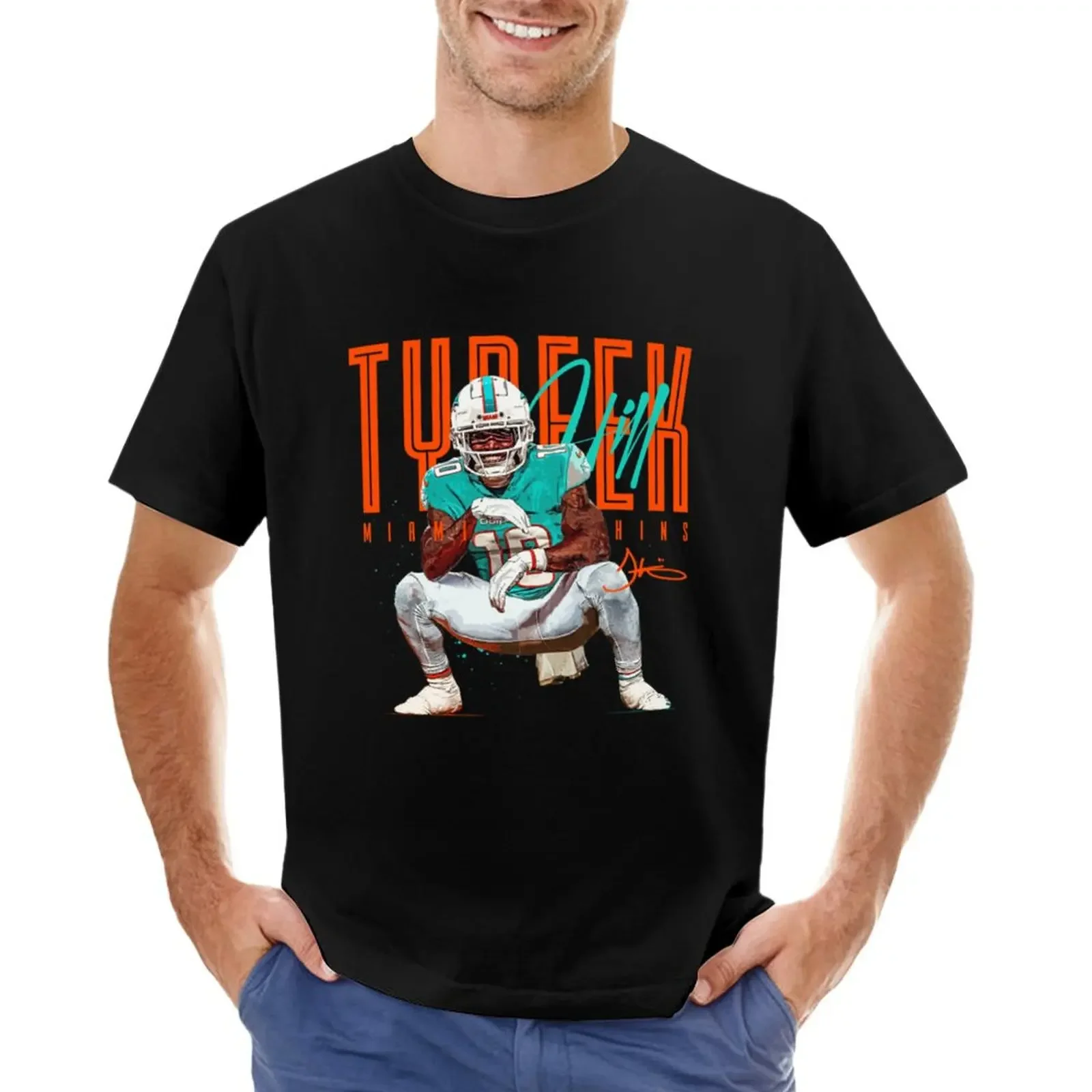

Tyreek Hill T-shirt new edition Aesthetic clothing tops mens big and tall t shirts