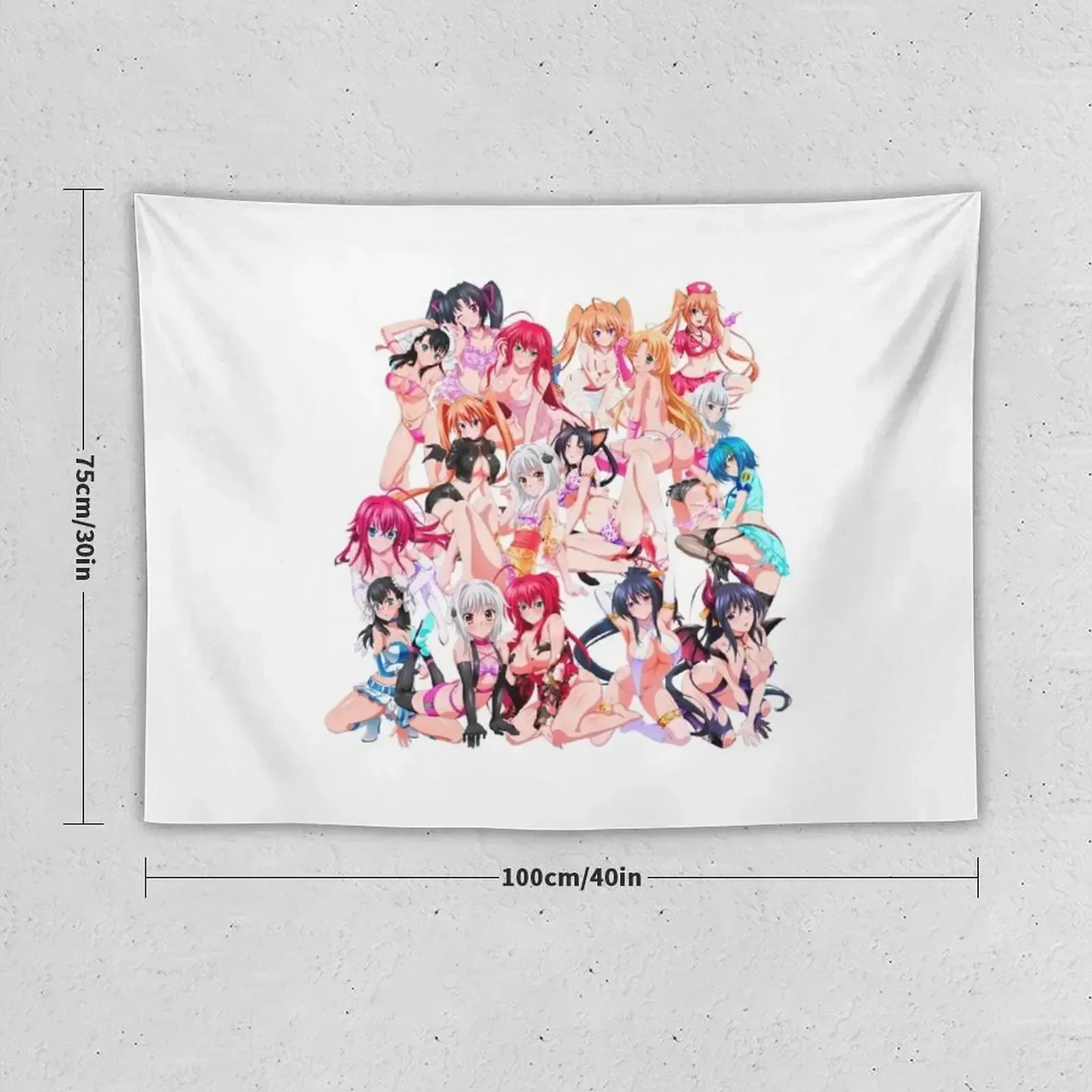 High School DxD Tapestry House Decorations Decor Home Tapestry