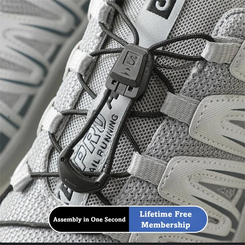 퀵레이스 키트 / 신발끈 교체 액세서리 / 묶을 필요 없는 둥근 테니스 신발끈 고품질 러닝 스니커즈 신발끈