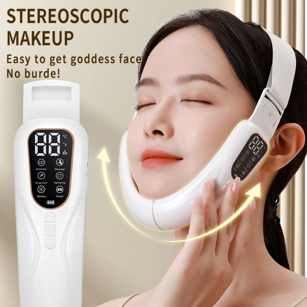 Skin Care EMS Electric Facial Massager Face Slimming Machine V Line Shaper Chin Cheek Lifting Firming Equipment